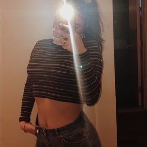 Brandy long sleeve crop